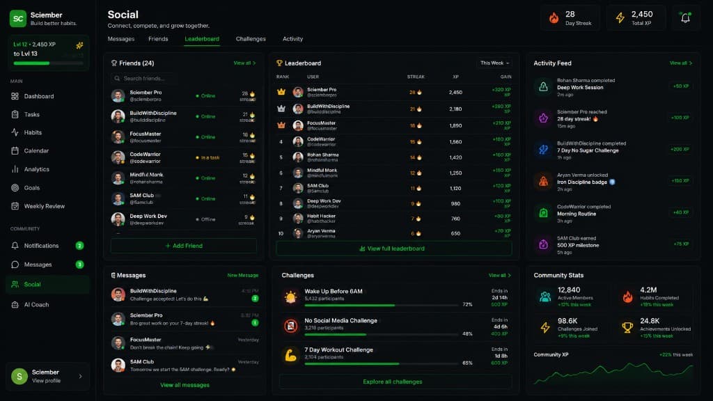 Sciember Social screenshot